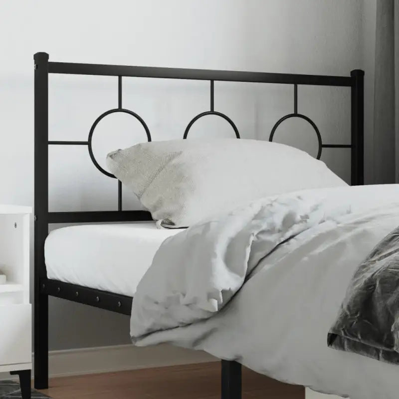 Hoofdborden en voetborden met vierkante buizen voor een eigentijdse uitstraling - Zwart / 107 cm / 1 - Hoofdborden