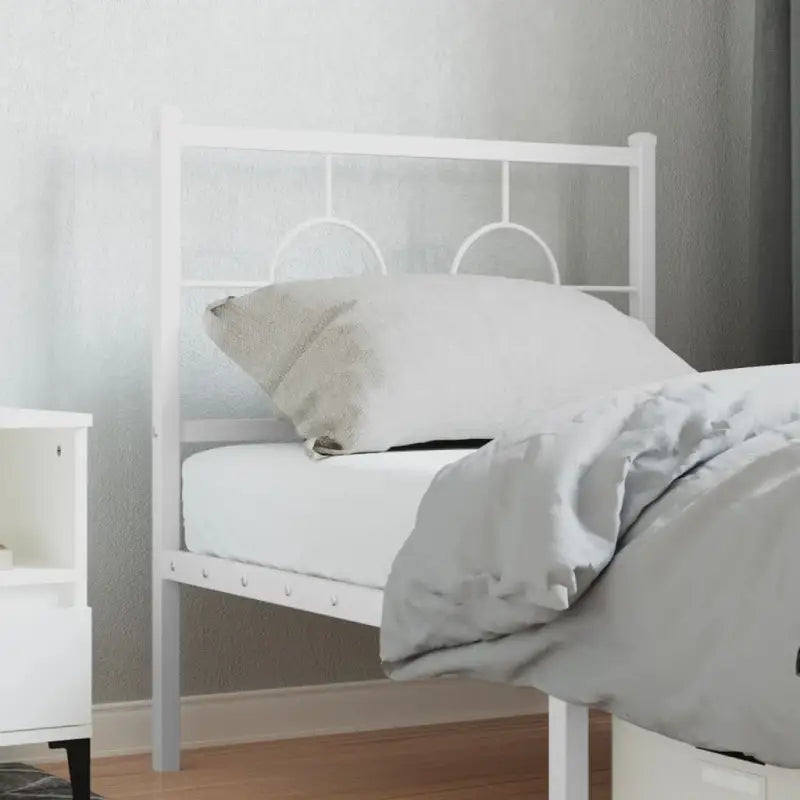 Hoofdborden en voetborden met vierkante buizen voor een eigentijdse uitstraling - Wit / 80 cm / 1 - Hoofdborden