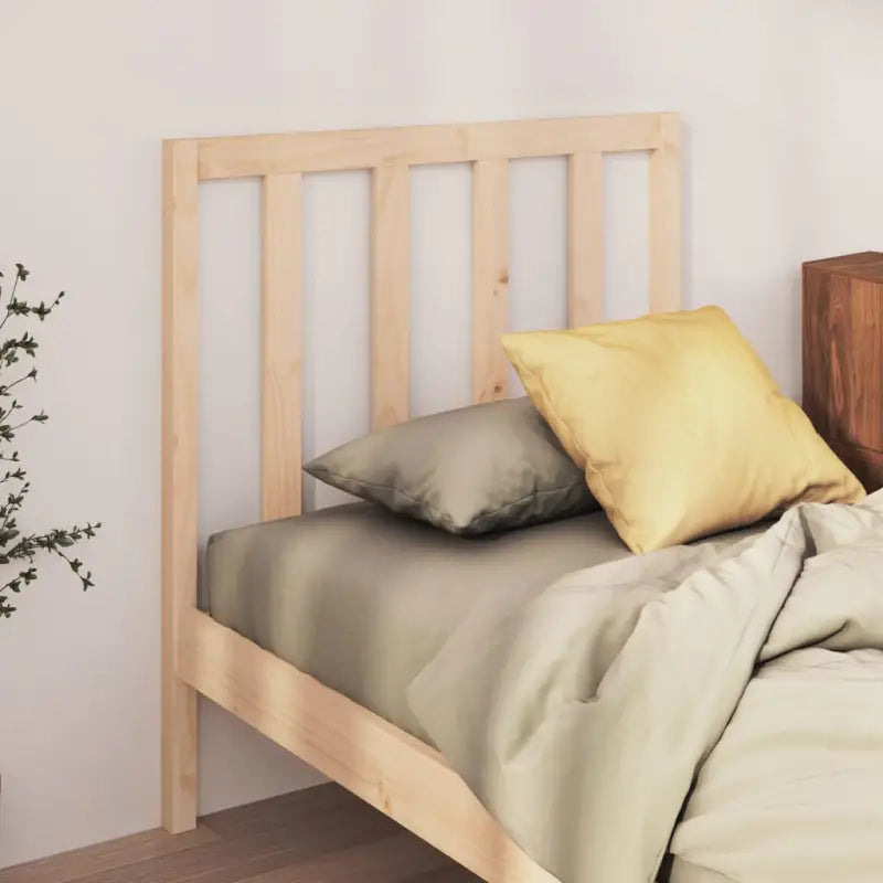 Hoofdborden en voetborden van massief grenenhout met trendy design - Naturel / 81 x 100 cm / 1 - Hoofdborden