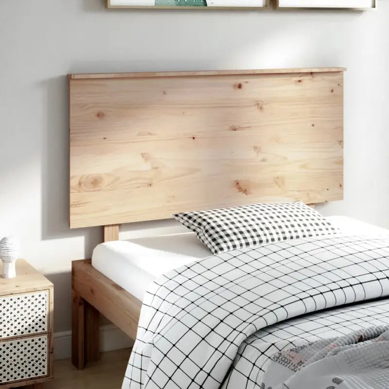 Hoofdborden en voetborden van massief grenenhout voor een stijlvolle slaapkamer - Naturel / 124 x 82.5 cm / 1