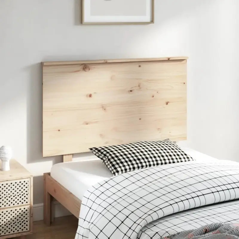 Hoofdborden en voetborden van massief grenenhout voor een stijlvolle slaapkamer - Naturel / 104 x 82.5 cm / 1
