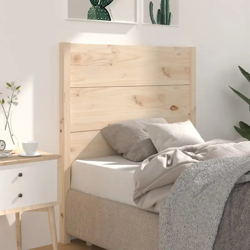 Hoofdborden en voetborden van massief grenenhout voor een stijlvolle slaapkamer - Naturel / 81 x 100 cm / 1