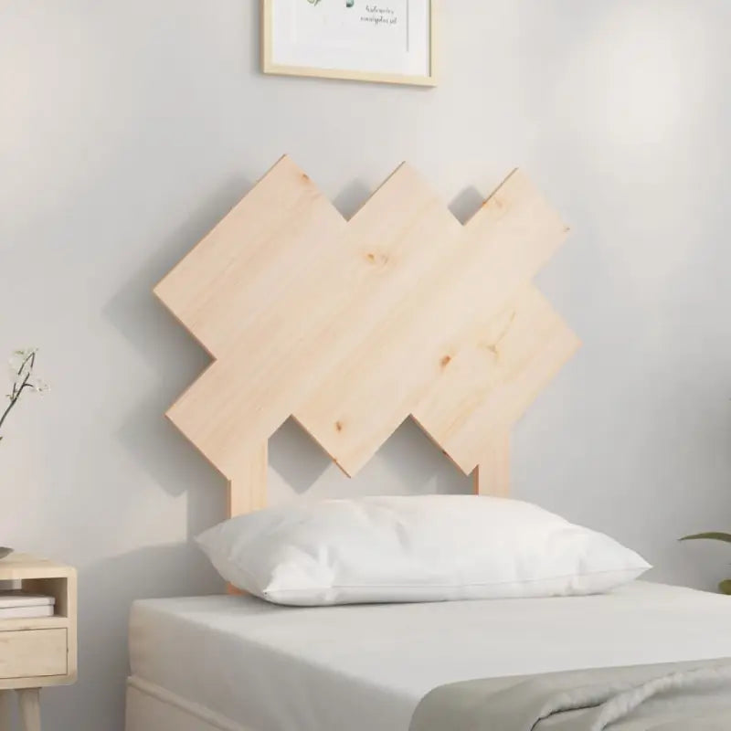 Hoofdborden en voetborden van massief grenenhout voor een trendy slaapkamer - Naturel / 72.5 x 81 cm / 1 - Hoofdborden