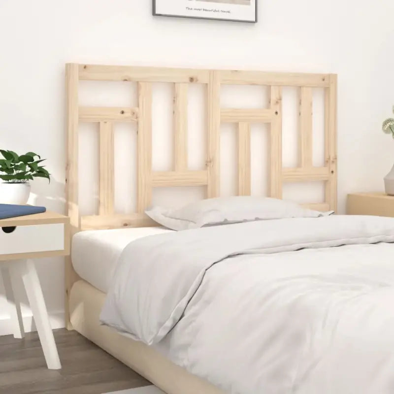 Hoofdborden en voetborden van massief grenenhout voor een trendy slaapkamer - Naturel / 145.5 x 100 cm / 1
