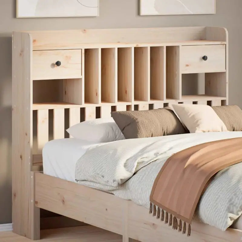 Hoofdborden en voetborden van massief grenenhout voor elke slaapkamer - Naturel / 120 cm / 1 - Hoofdborden en voetborden