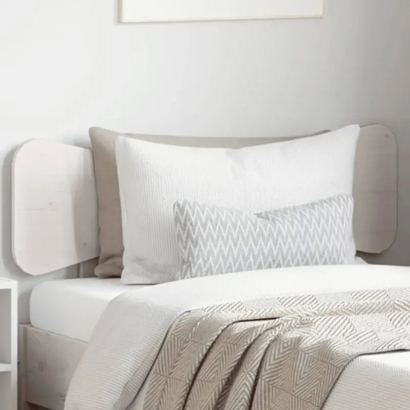Hoofdborden en voetborden van massief grenenhout voor elke slaapkamer - Wit / 90 cm / 1 - Hoofdborden en voetborden