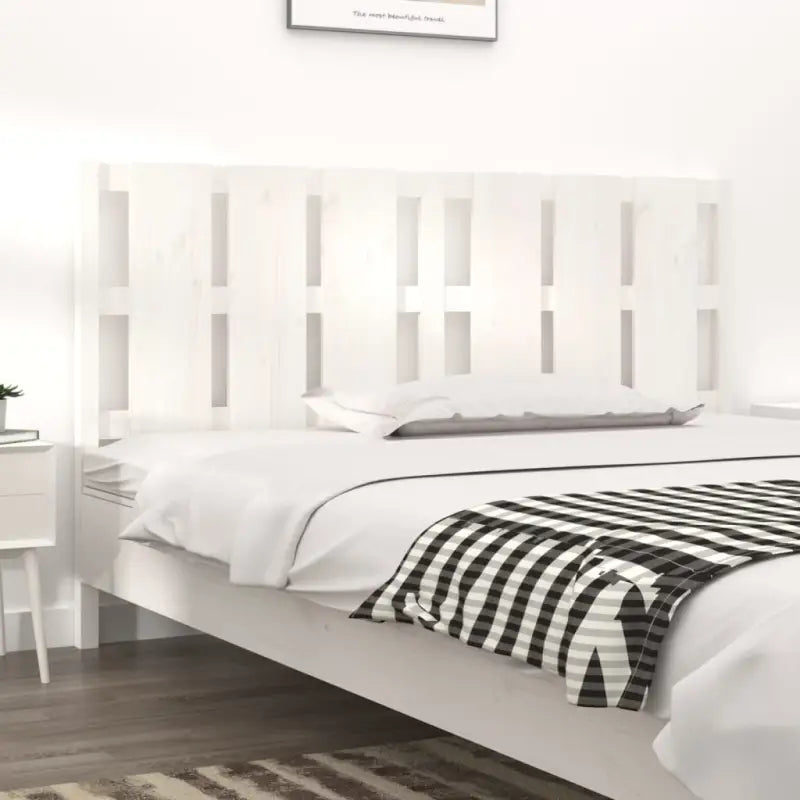 Hoofdborden en voetborden van massief grenenhout voor elke slaapkamer - Wit / 185.5 x 100 cm / 1 - Hoofdborden