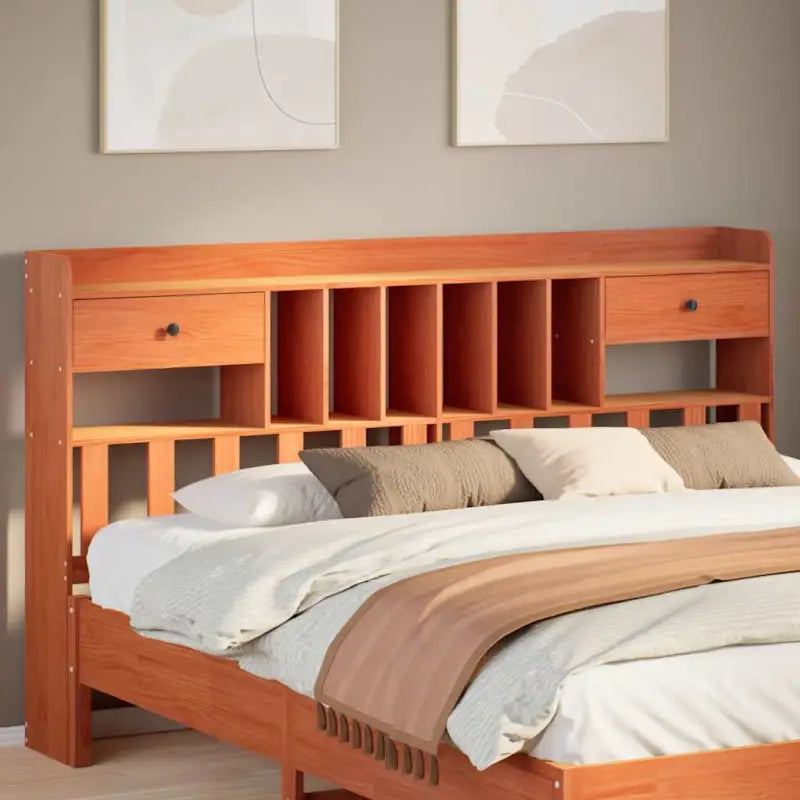 Hoofdborden en voetborden van massief grenenhout voor elke slaapkamer - Wasbruin / 200 cm / 1 - Hoofdborden