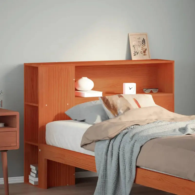 Hoofdborden en voetborden van massief grenenhout voor elke slaapkamer - Wasbruin / 100 cm / 1 - Hoofdborden
