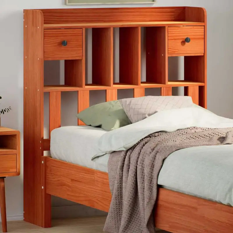 Hoofdborden en voetborden van massief grenenhout voor elke slaapkamer - Wasbruin / 75 cm / 1 - Hoofdborden en voetborden
