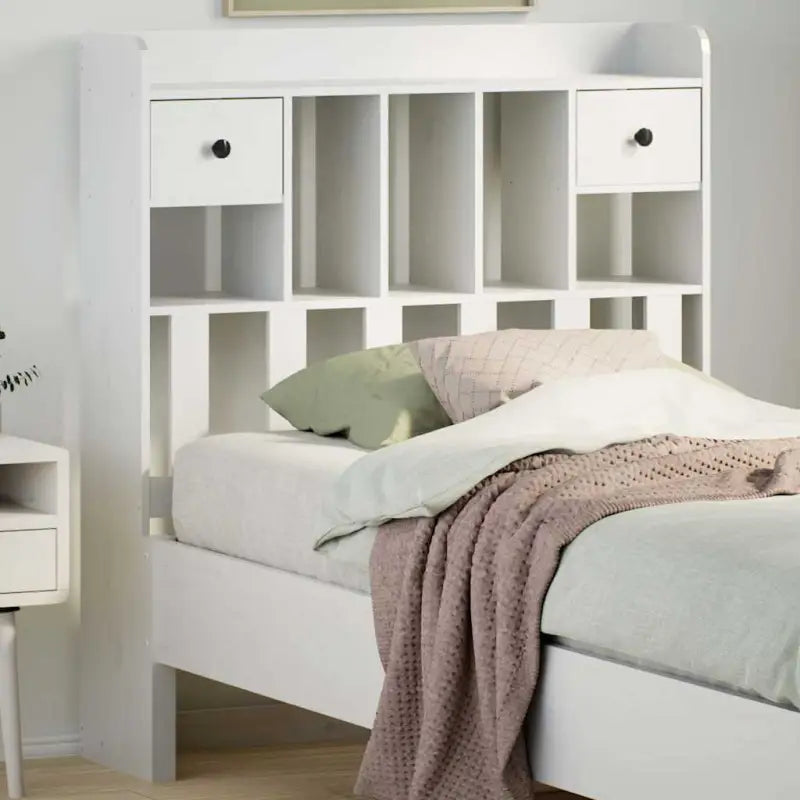 Hoofdborden en voetborden van massief grenenhout voor elke slaapkamer - Wit / 100 cm / 1 - Hoofdborden en voetborden
