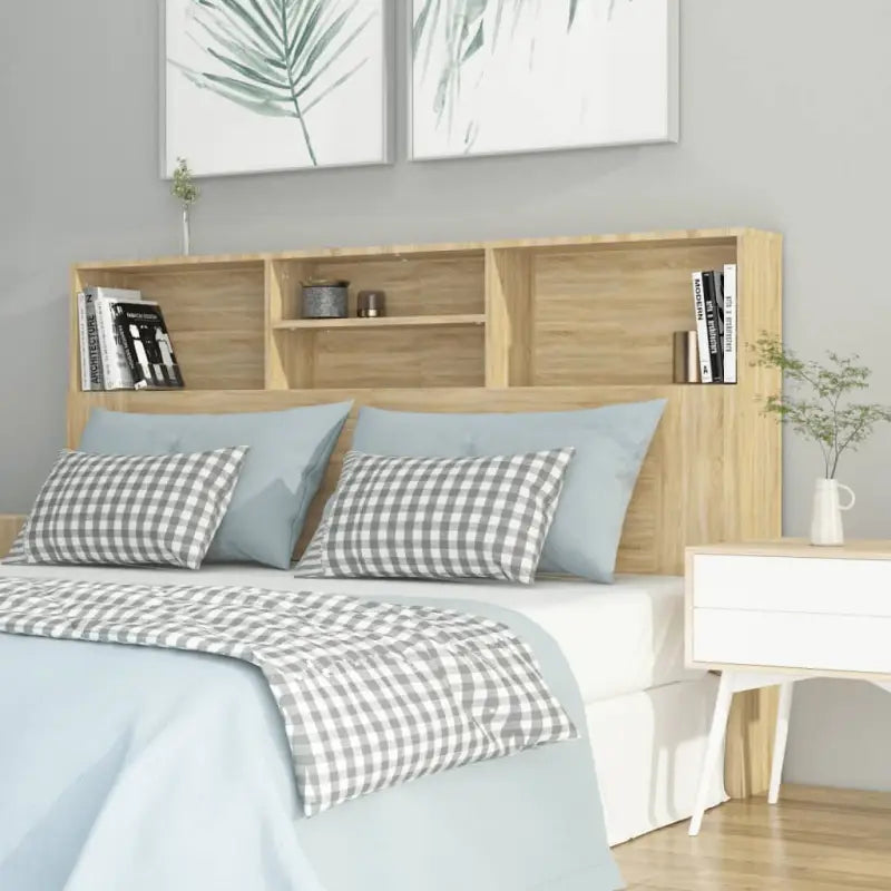 Hoofdborden voor bedden van hoogwaardig bewerkt hout - Sonoma eiken / 160 x 19 x 103.5 cm / 1 - Hoofdborden
