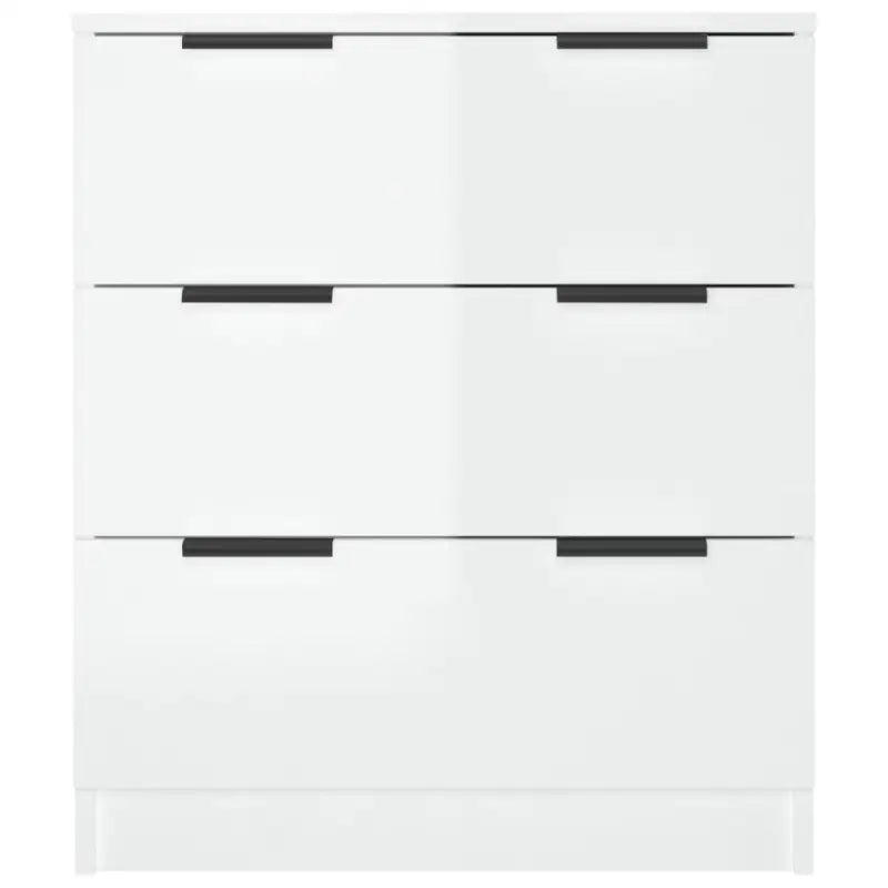 Hoogglans wit dressoir van bewerkt hout voor gemakkelijk schoonmaken - Dressoirs & buffetkasten