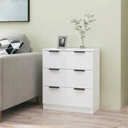 Hoogglans wit dressoir van bewerkt hout voor gemakkelijk schoonmaken - Dressoirs & buffetkasten