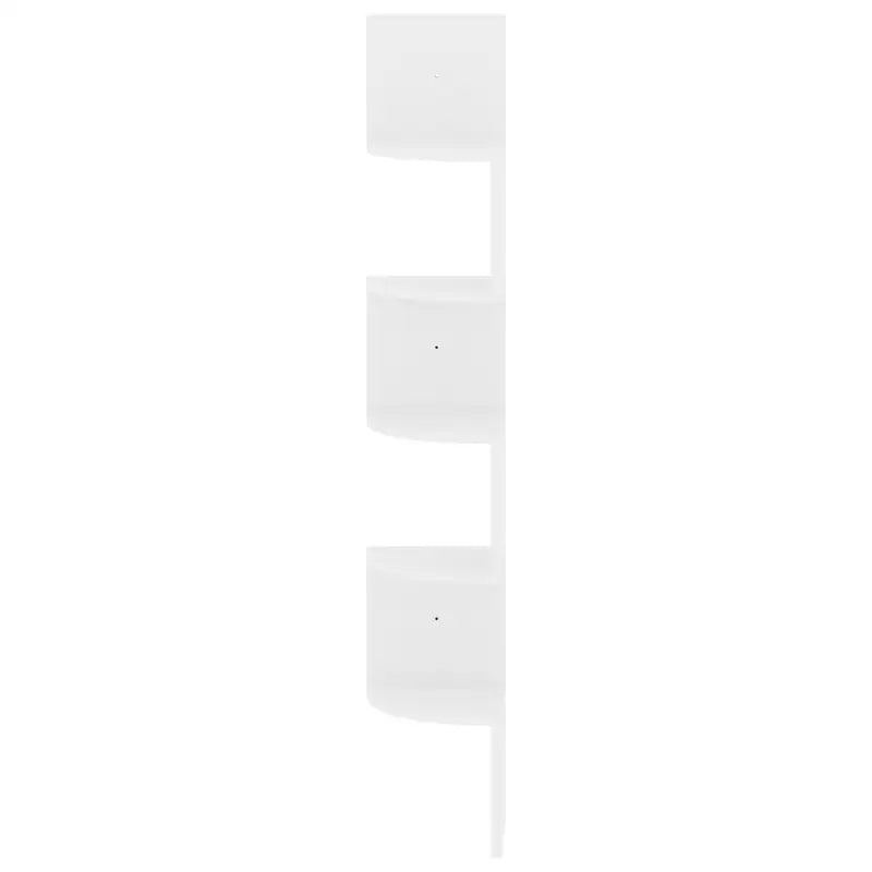 Hoogglans wit Wandplanken in bewerkt hout voor woonkamer decoratie - Wandplanken