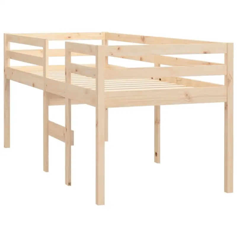 Hoogslaper van massief grenenhout voor moderne kleine slaapkamers - Bedden & bedframes
