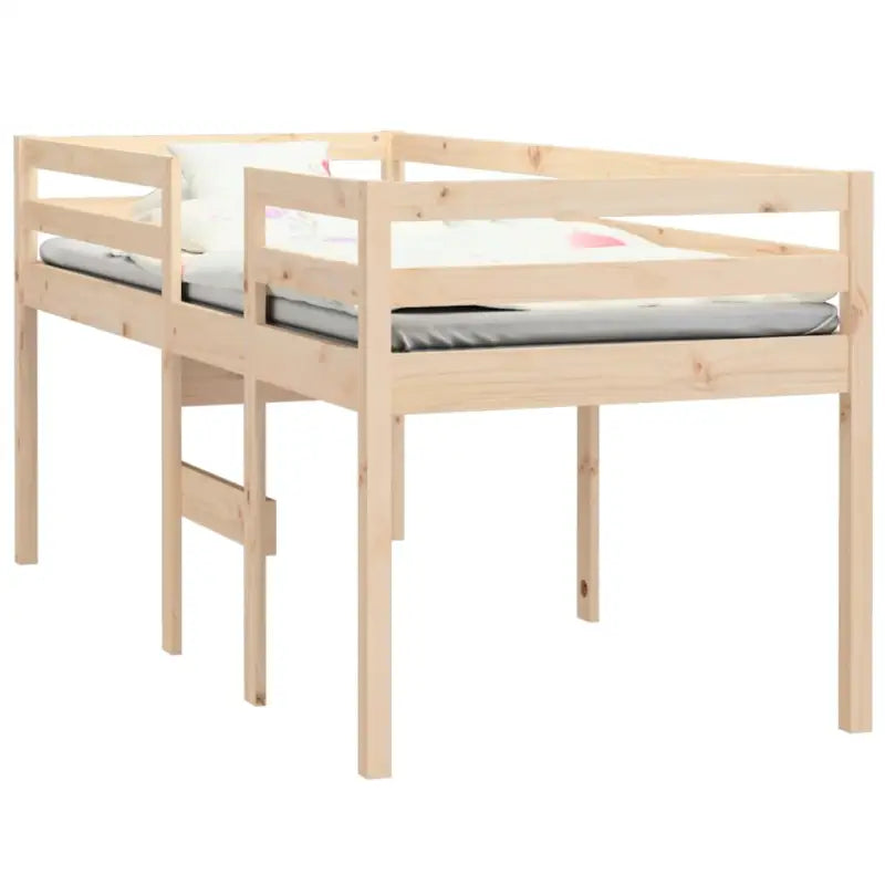 Hoogslaper van massief grenenhout voor moderne kleine slaapkamers - Bedden & bedframes