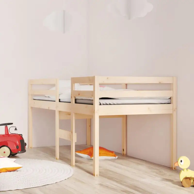 Hoogslaper van massief grenenhout voor moderne kleine slaapkamers - Bedden & bedframes