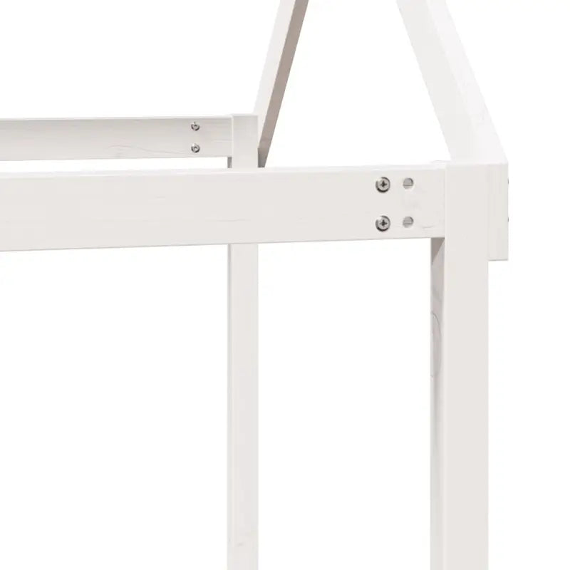 hoogslaper voor kinderen met open zijdeur van massief grenenhout - Bedden & bedframes