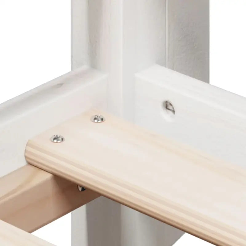 Hoogslaper voor kinderen van massief grenenhout met open zijdeur - Bedden & bedframes