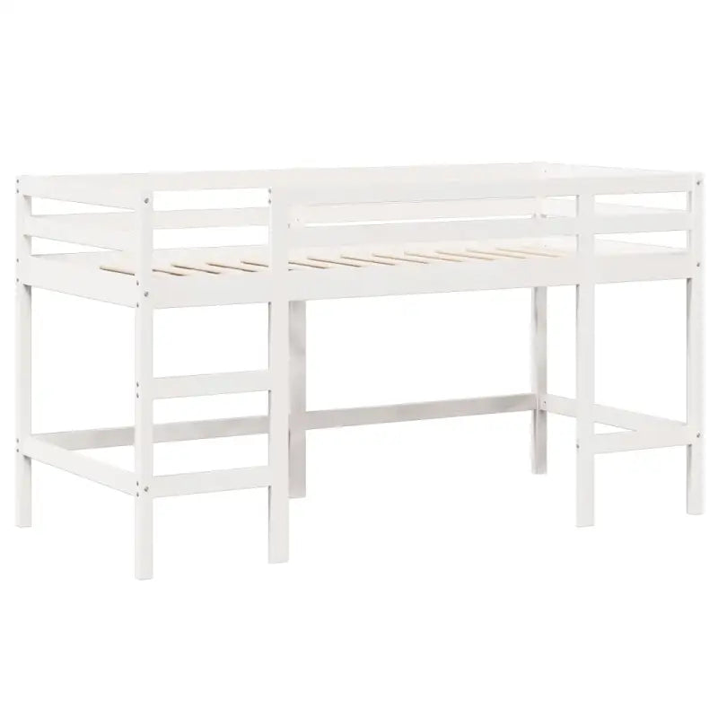 Hoogslaper voor kinderen van massief grenenhout met open zijdeur - Bedden & bedframes