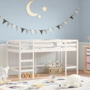 Hoogslaper voor kinderen van massief grenenhout voor ruimtebesparing - Bedden & bedframes