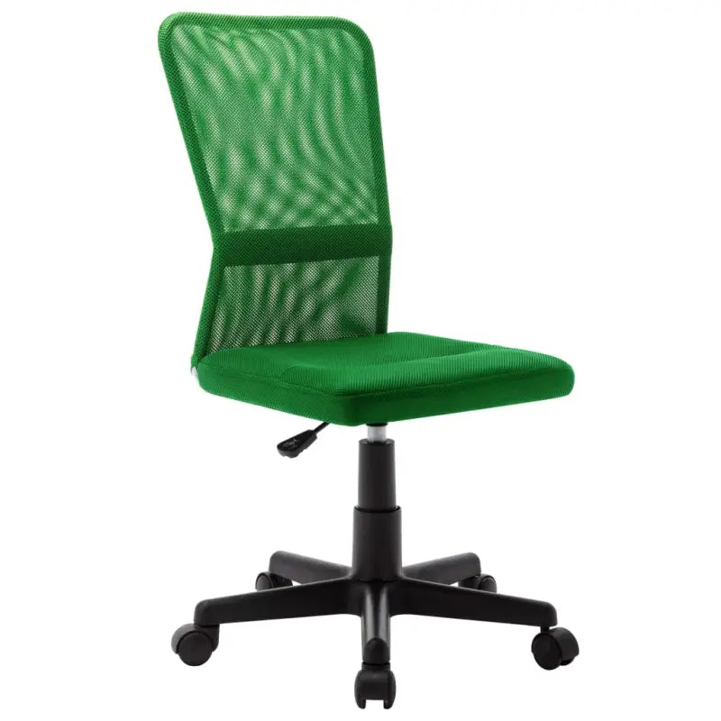 Hoogte verstelbare bureaustoel met ademend mesh stof voor comfort - Groen / 1 - Bureaustoelen