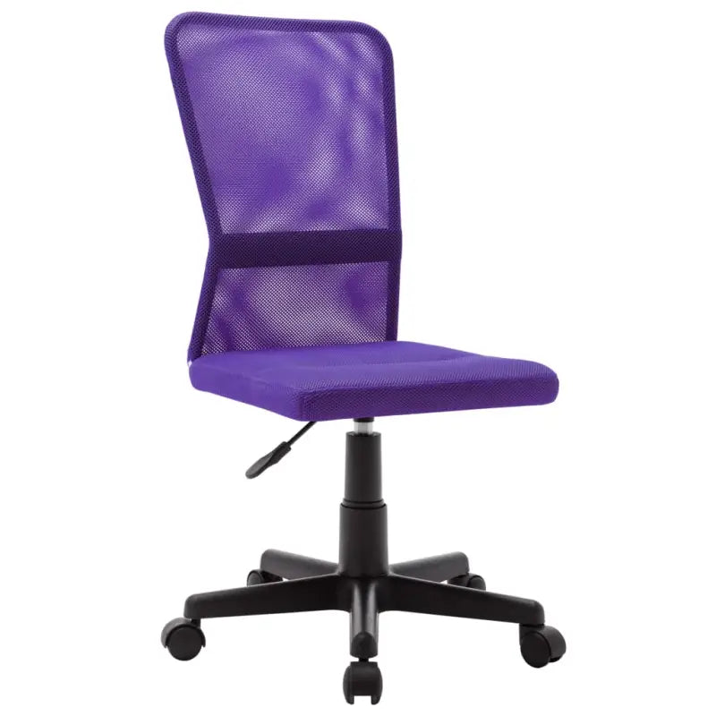 Hoogte verstelbare bureaustoel met ademend mesh stof voor comfort - Paars / 1 - Bureaustoelen