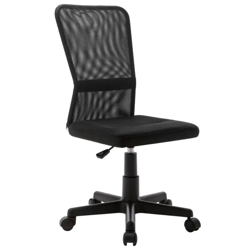 Hoogte verstelbare bureaustoel met ademend mesh stof voor comfort - Zwart / 1 - Bureaustoelen