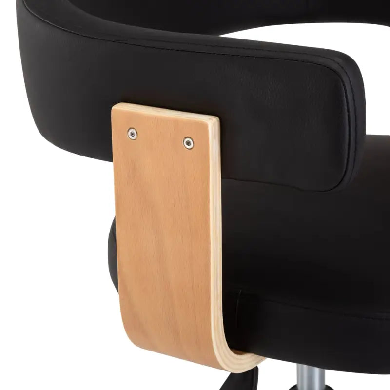 Hoogte verstelbare bureaustoel met gebogen hout voor modern comfort - Bureaustoelen