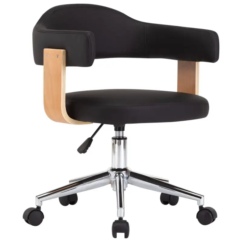 Hoogte verstelbare bureaustoel met gebogen hout voor modern comfort - Bureaustoelen