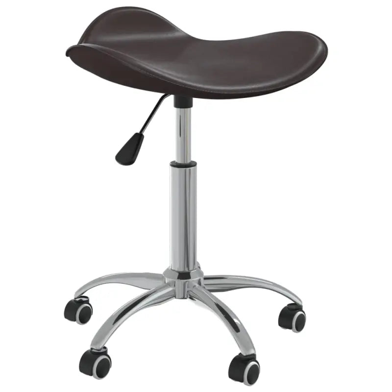 Hoogte verstelbare draaibare eetkamerstoel met eigentijds design - Bruin / 1 - Eetkamerstoelen