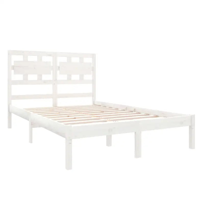 Houten bedframe met tijdloos ontwerp van massief grenenhout - Bedden & bedframes