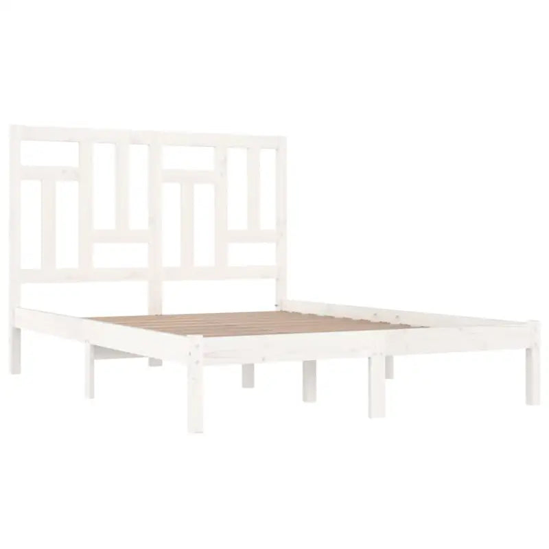 Houten bedframe van massief grenenhout met levering bevat - Bedden & bedframes
