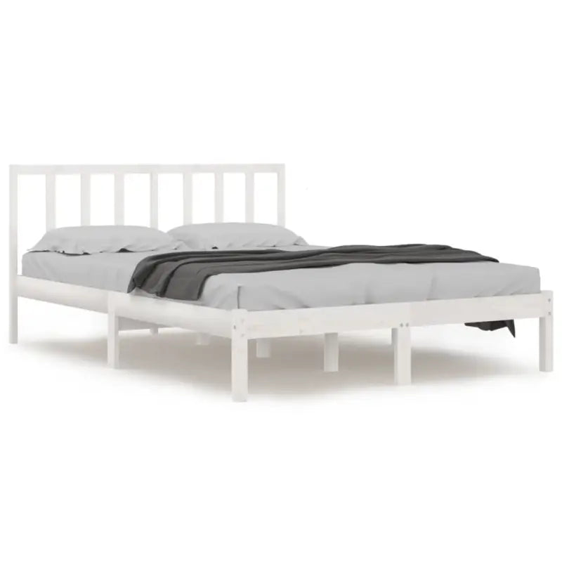 Houten bedframe van massief grenenhout met tijdloos ontwerp - Bedden & bedframes