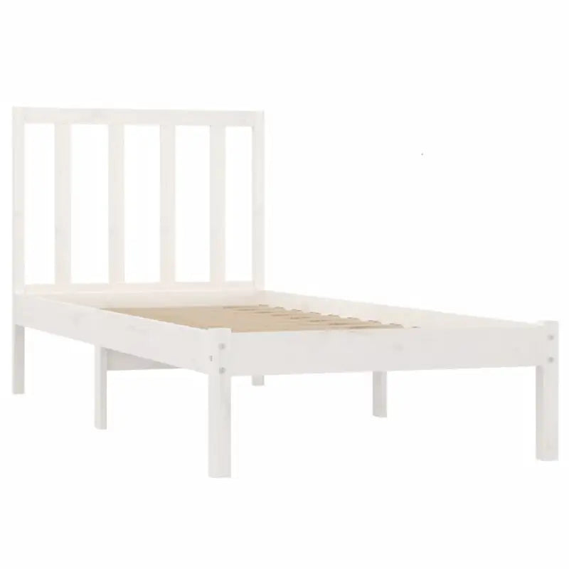 Houten bedframe van massief grenenhout met tijdloos ontwerp - Bedden & bedframes