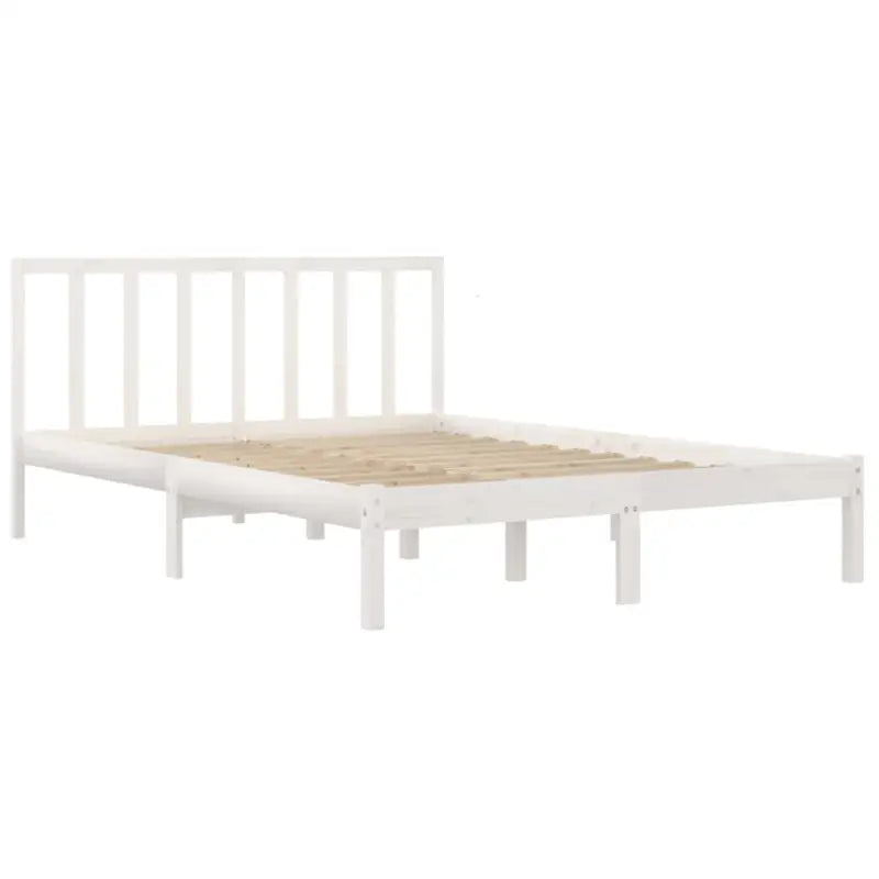 Houten bedframe van massief grenenhout met tijdloos ontwerp - Bedden & bedframes