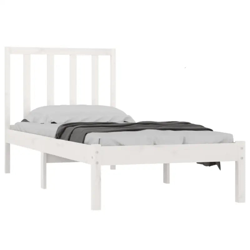 Houten bedframe van massief grenenhout met tijdloos ontwerp - Bedden & bedframes