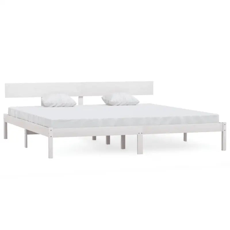 Houten bedframe van massief grenenhout voor een moderne slaapkamer - Bedden & bedframes