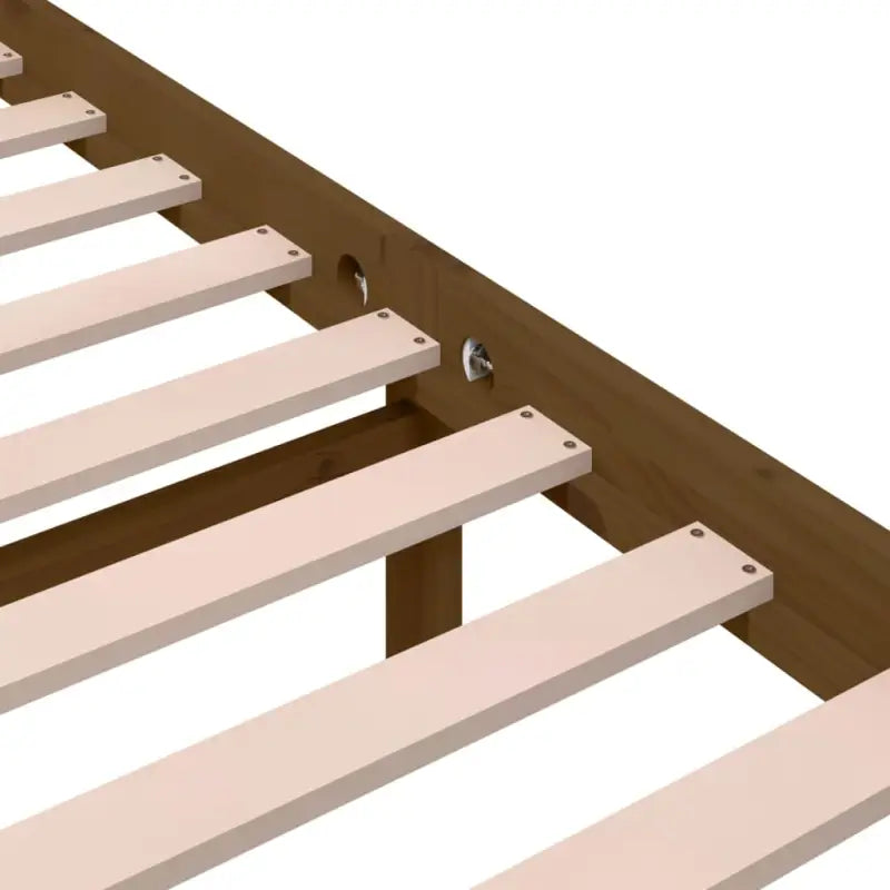 Houten bedframe van massief grenenhout voor een moderne slaapkamer - Bedden & bedframes