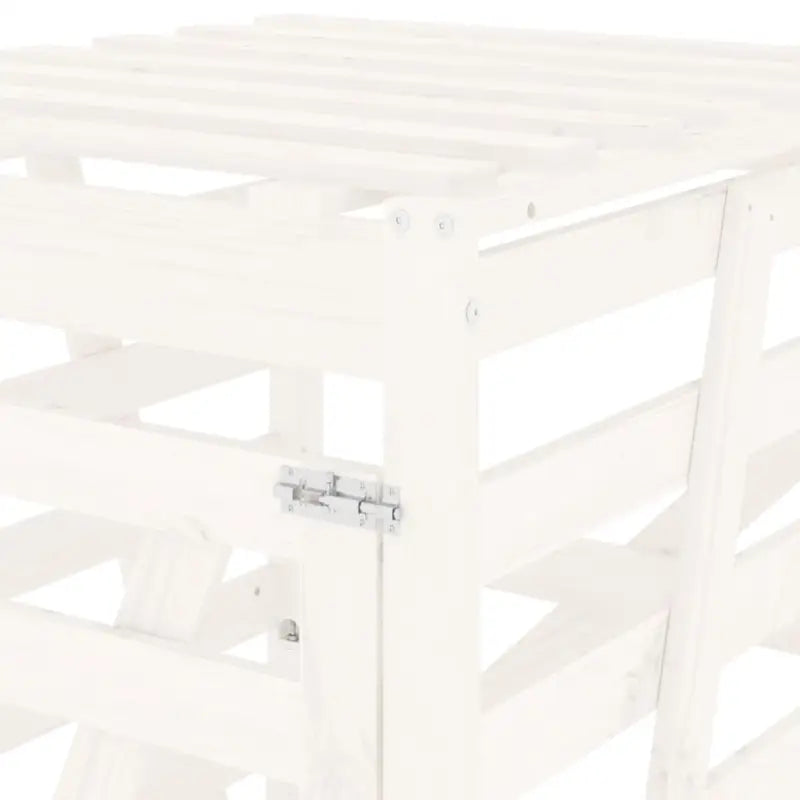Houten berging voor afvalcontainer van massief grenenhout - Containerbergingen