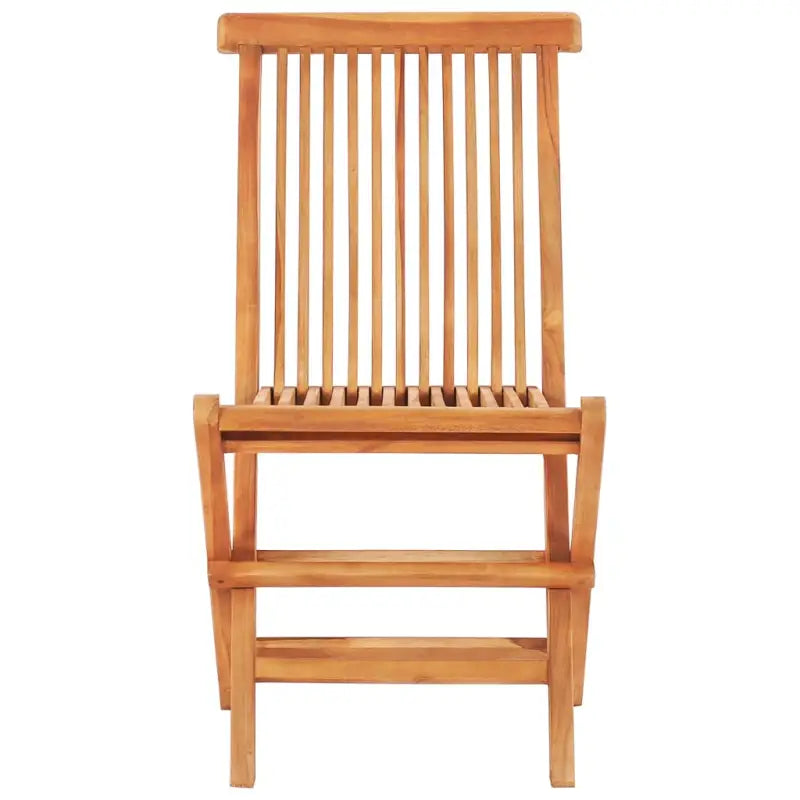 Houten bistroset met fijn geschuurd teakhout en afmetingen voor tafel en stoel - Tuinsets