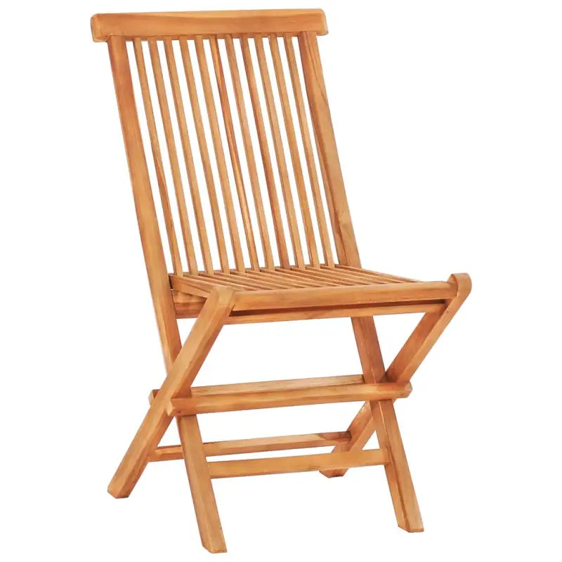 Houten bistroset met fijn geschuurd teakhout en afmetingen voor tafel en stoel - Tuinsets