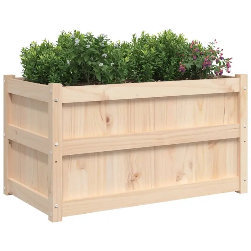 Houten bloempotten en plantenbakken van massief grenenhout - Bloempotten & plantenbakken