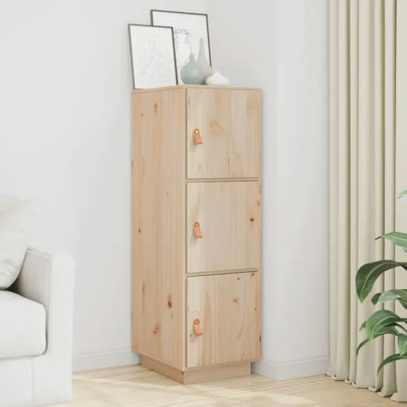Houten dressoir met massief grenenhout voor woonkamer en slaapkamer - Naturel / 1 - Dressoirs & buffetkasten