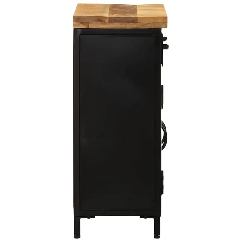 Houten dressoir met massief mangohout en stevig tafelblad - 55 x 30 x 71 cm / 1 - Dressoirs & buffetkasten