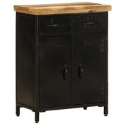Houten dressoir met massief mangohout en stevig tafelblad - 55 x 30 x 71 cm / 1 - Dressoirs & buffetkasten