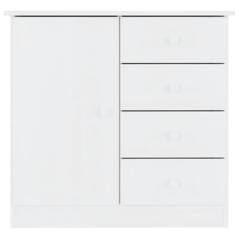 Houten dressoir van massief grenenhout met houten knoppen - Dressoirs & buffetkasten