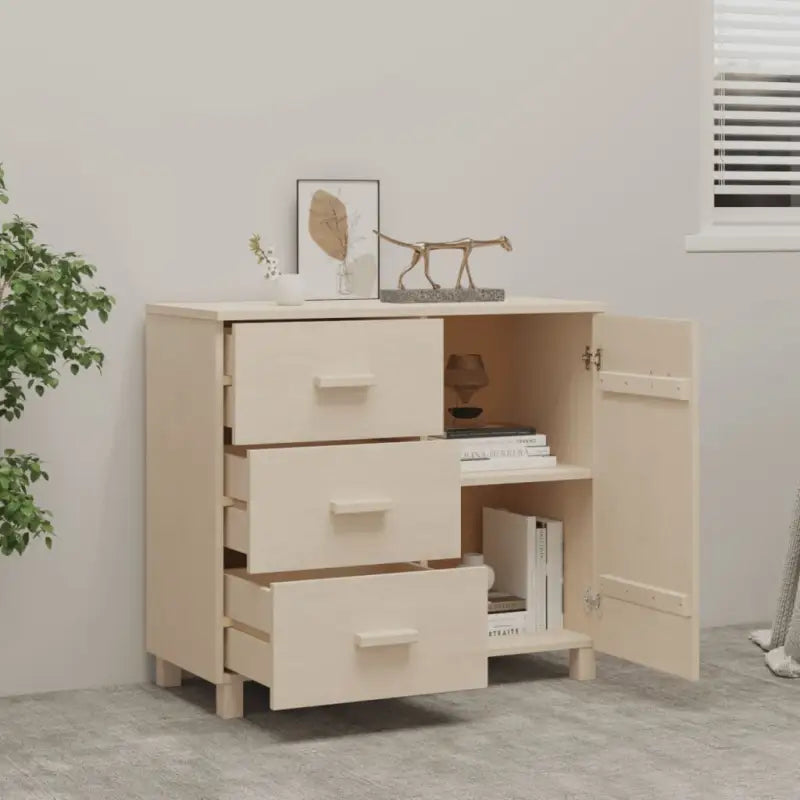 Houten Dressoir van Massief Grenenhout voor Retro Interieur - Dressoirs & buffetkasten