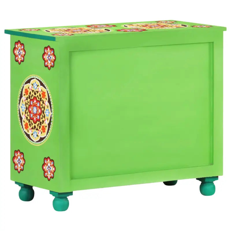 Houten dressoir van massief mangohout met meerkleurige afwerking - Dressoirs & buffetkasten